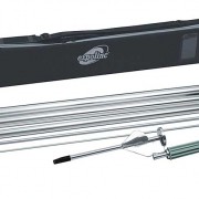 Paket Bodenverankerung - Das Paket enthält Lieferverpackung, Transporttasche mit Tragegriff, Bodenverankerung, Flaggenmast.